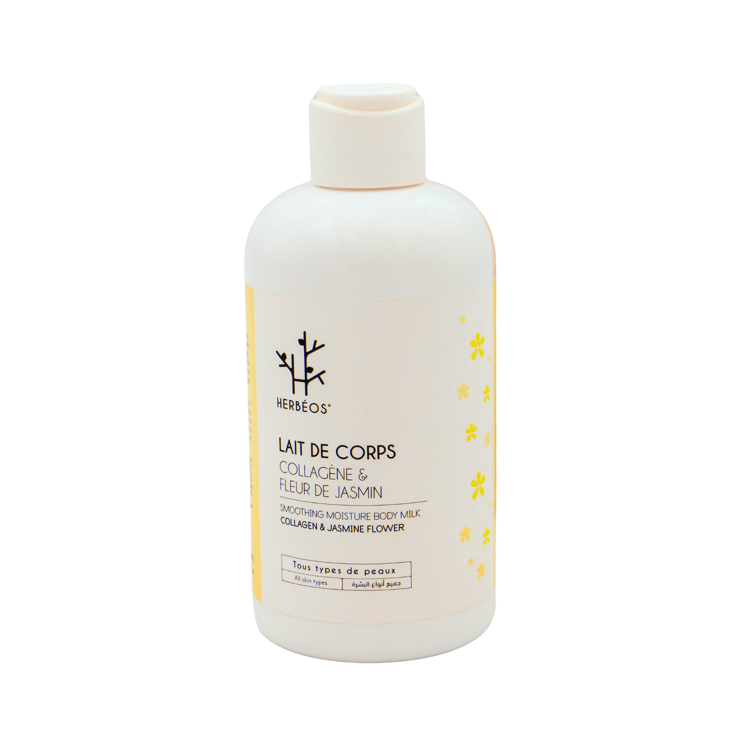 HERBÉOS – Velvet body milk with collagen & jasmine 250 ML