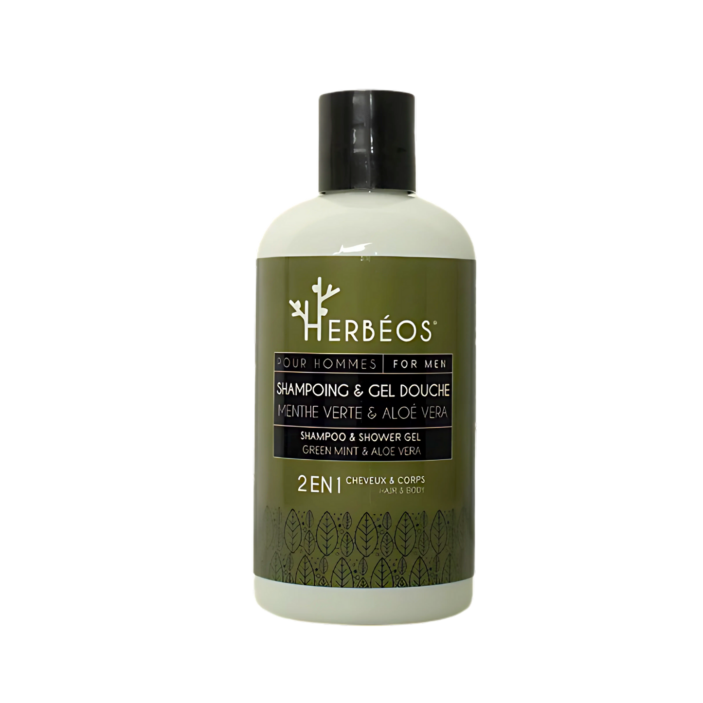 HERBÉOS – Aloe Vera 2 in 1 Shower Gel Shampoo for men  250 ML