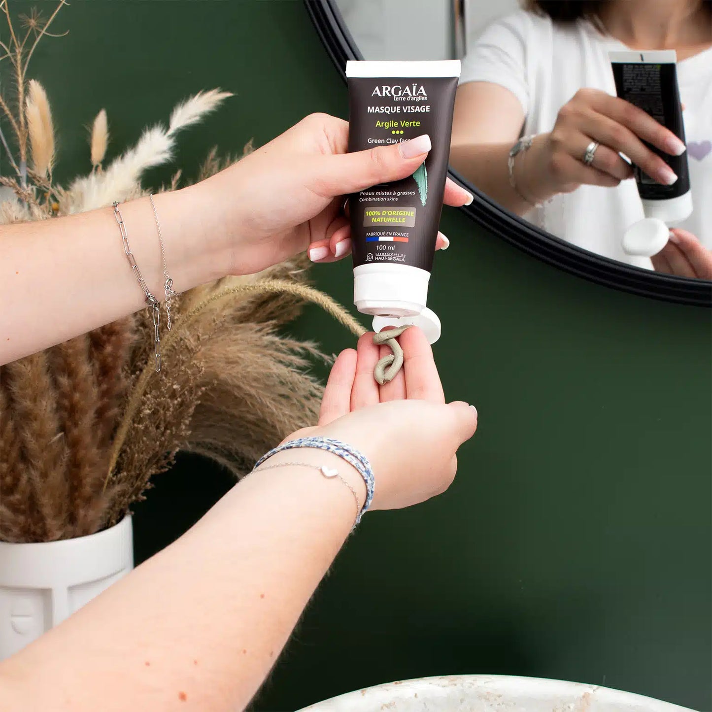 لابوراتوار دو هوت سيغالا - قناع الوجه بالطين الأخضر الطبيعي 100 مل 